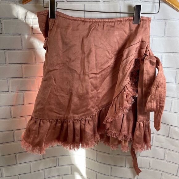 Free People FP One Tuxedo Mini Skirt Sz 4 - Picture 4 of 7